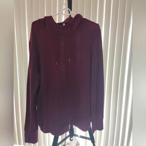 Maroon Thin Hoodie